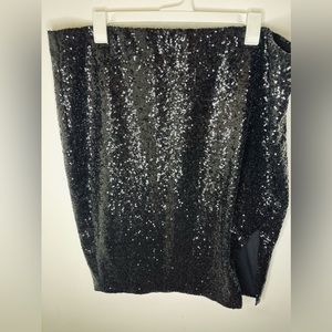 NWOT TORRID SKIRT BLACK SEQUIN SIZE 4X